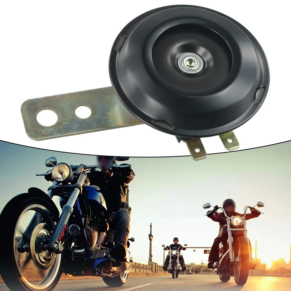 Motorcycle Electric Horn Kit Universal Waterproof Round Loud Horn Speakers 6V Horn 1.5A 105db Signal For Motorcycle Accessories