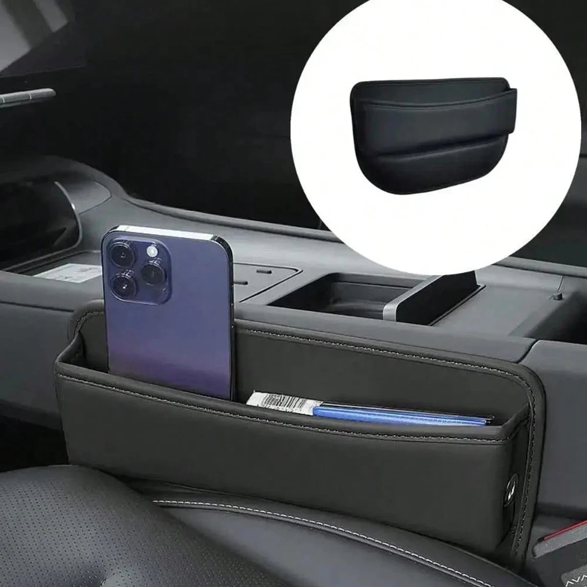 Car Seat Gap Filling Material, Car Seat Leather Storage Box, Cup Holder, Adjustable Seat Storage Box
