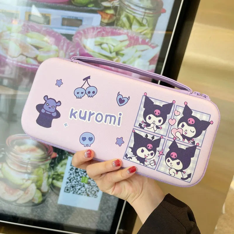 Cartoon Anime Storage Bag For Nintendo Switch Oled Game Console Case Travel Carrying Handbag JonCon Protective Cover Accessories