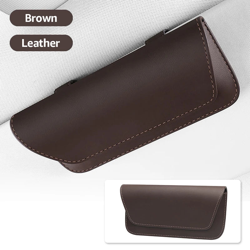 Car Glasses Case Organizer Storage Car Eyeglass Case Glasses Box For Car Sun Visor Organizer Sunglasses For BMW Glasses Case