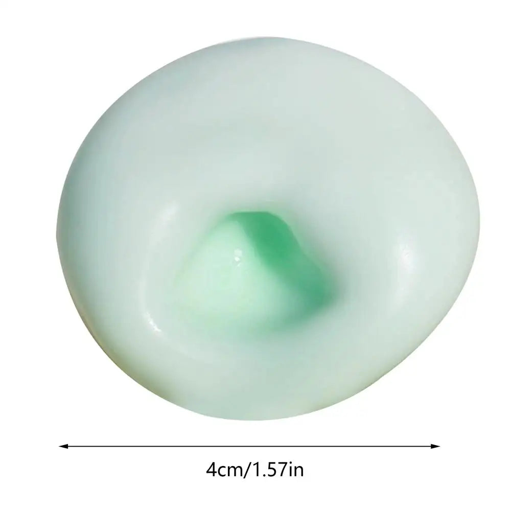Stress Relief Ball Squishys Toys Plasticity Ice Skin Super Soft Ultra-Thin Sticky Handmade Ball Light Squeez Stress Relieving