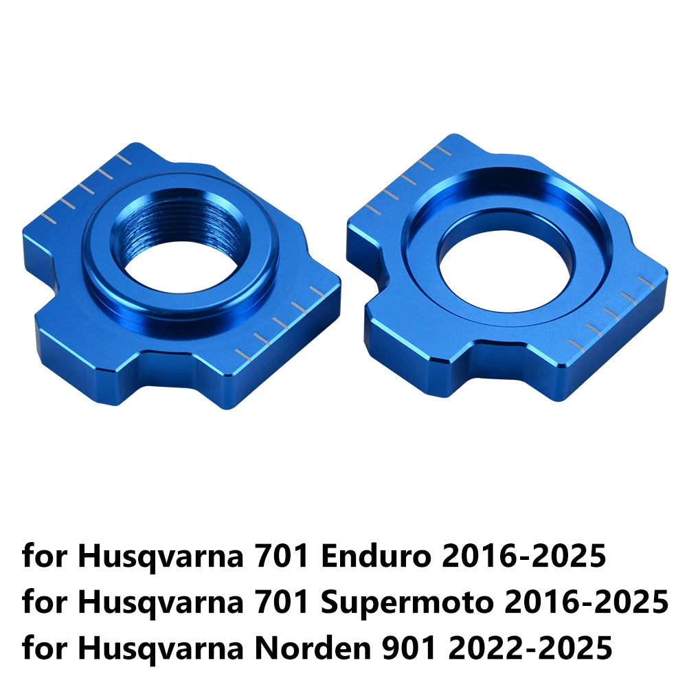 For KTM 690 SMC R 690 Enduro Axle Block Chain Adjusters for KTM 790 Duke 890 ADV/R 950 LC8 990 SMT ADV 1190 RC8 1290 SAR SAS SAT