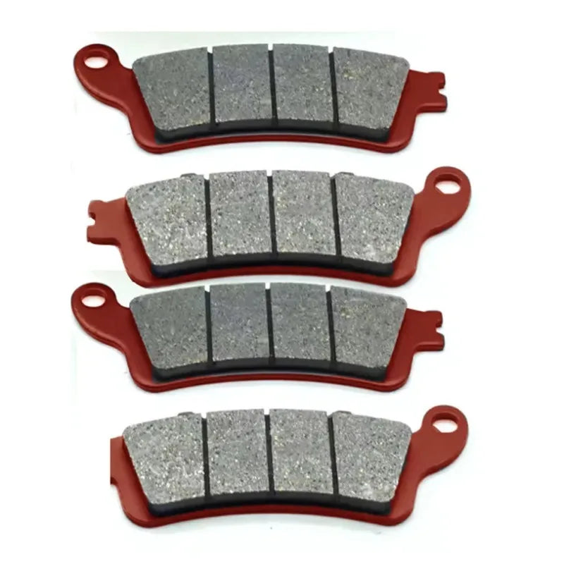 High Friction Brake Front Rear Brake Pad Kit Fit for Honda Goldwing 1800 2001-2017 Ceramic Material Brake Pad Replace for FA261