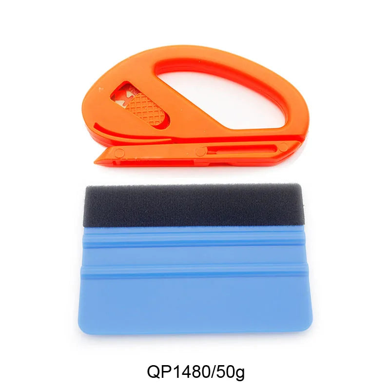 New Car Vinyl Wrap Tool Set Film Cutter Squeezing Scraper Carbon Fiber Film Wrapping Cutter Aid Tool Window Tinting