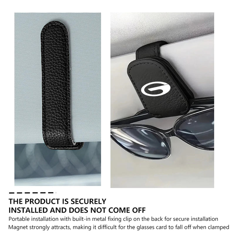 Car Sun Visor Glasses Box Sunglasses Clip Auto Accessories For GAC MOTOR Aion Y AION V Trumpchi GS3 GS4 GS5 GS8 GA4 GA6 GA8 M8