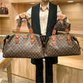 2025 New Fashionable Casual Handheld Travel Bag for Women, Large Capacity Leather Crossover Tote Bag