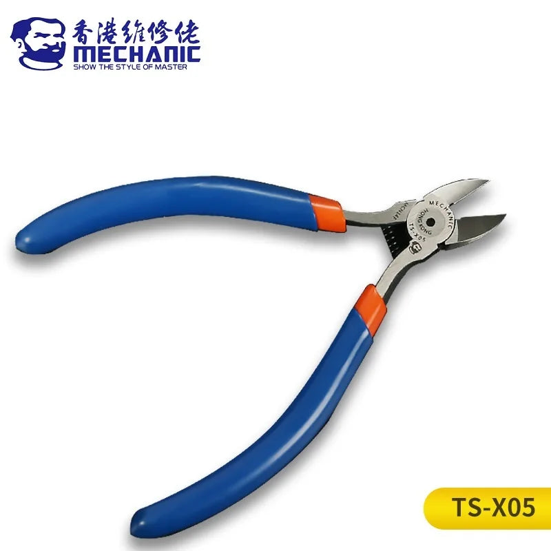 MECHANIC TS Series Diagonal Nose Industrial Grade Precision Pliers Wire Cutter Hardness Fly Wire Cutting Durable Repair Tools