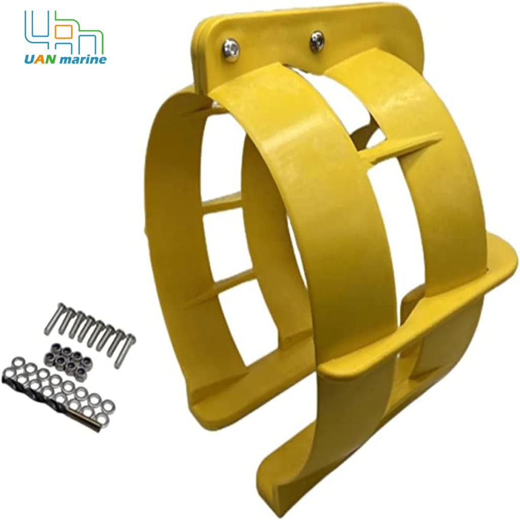 9" Propeller Safety Guard Compatible with Yamaha Mercury Johnson 9.9HP To 20HP Outboard Engine (Yellow)