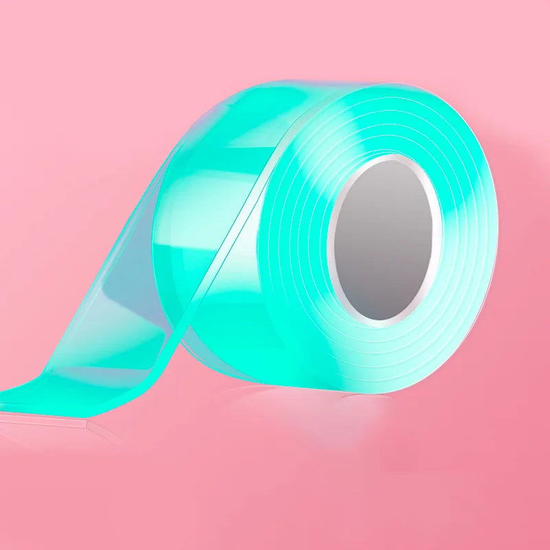 DIY Blowing Bubble Nano Tape Double Sided Nanoglue Tape Adhesive Waterproof DIY Crafts Tape Children Toys Kids Decompression Toy