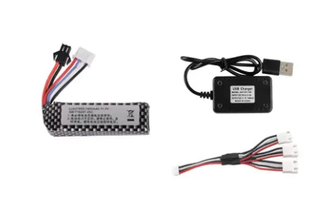 Water Gun 3S 11.1V 1800mAh 25C 401855 lipo Battery+ USB Charger Set for M4/AK Mini Airsoft BB Air Pistol Electric Toys RC Parts