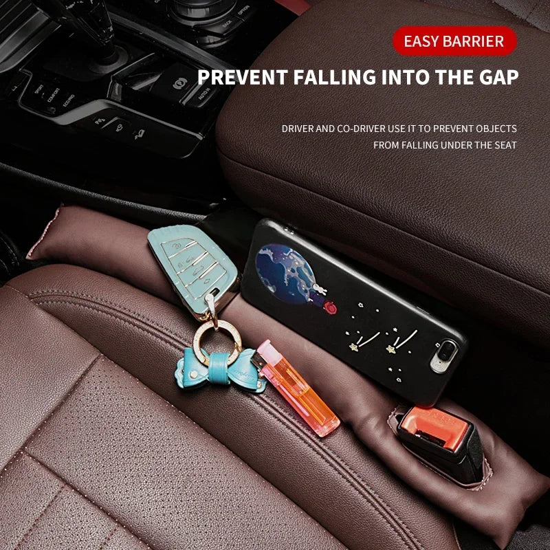 Car Seat Gap Filler PU Leather SoftSide Seam Plug Leak-Proof Filling Strip Car Accessories Interior Universal Car Decoration