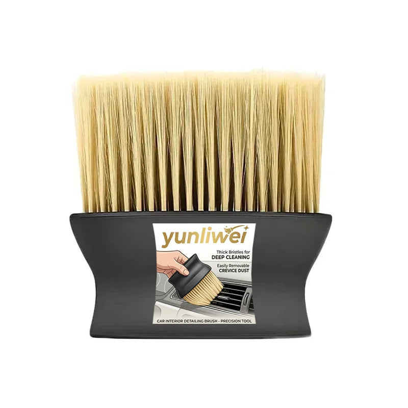 Car Interior Cleaning Brush for Air Vents Crevices Dust Removal Sturdy Bristles Comfort  Handle Efficient Auto Cleaning Yunliwei