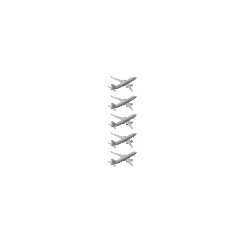 5PCS Multiple Scale A320neo Airliner Model 1/2000 1/1500 1/700 1/400 Static Aircraft w Landing Gear for DIY Building Decoration