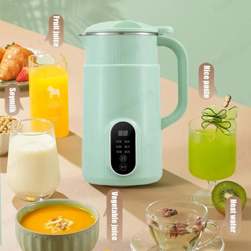 800ml Soy Milk Maker Multifunctional Wall Breaking Machine Automatic Soya-Bean Milk Rice Paste Maker Free-filter