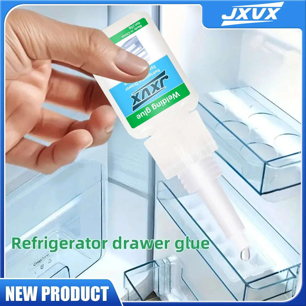 50g Oily Glue Original Welding Super Strong Refrigerator Adhesive Quick-drying Liquid Sealer Universal Strong Waterproof Welding Sealant With precision dispenser 1-5pcs.