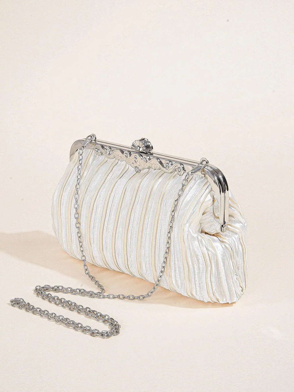 Clutch Purse Evening Bag for Women, Glitter Evening Envelope Handbag With Detachable Chain for Wedding