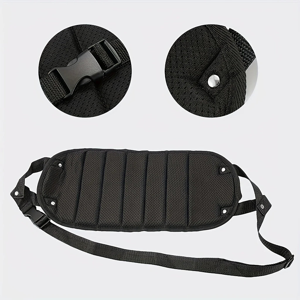 Airplane Footrest with Adjustable Strap, Portable Hammock Leg Rest, Perfect Travel Accessories