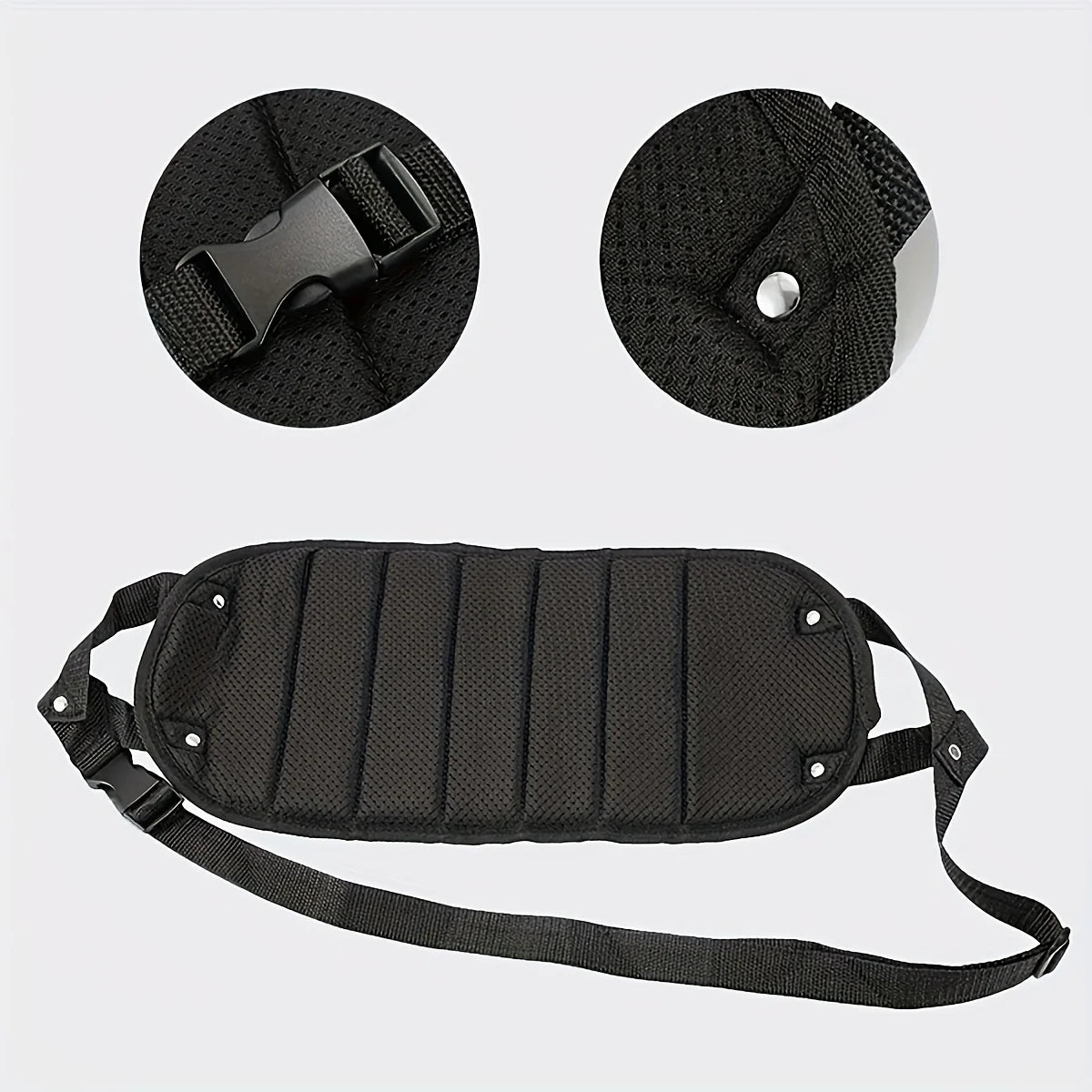 Airplane Footrest with Adjustable Strap, Portable Hammock Leg Rest, Perfect Travel Accessories