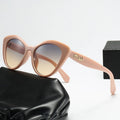 2025 Sexy Women MIU Style New High Quality Oval Metal Frame Sunglasses Luxury Brand Design Outdoor Leisure Fashion Sunglasses