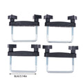 4 PCS Car Roof Rack Basket U-Bolt Clamps Mounting Fitting Kit Universal Luggage Frame Fixing Clip