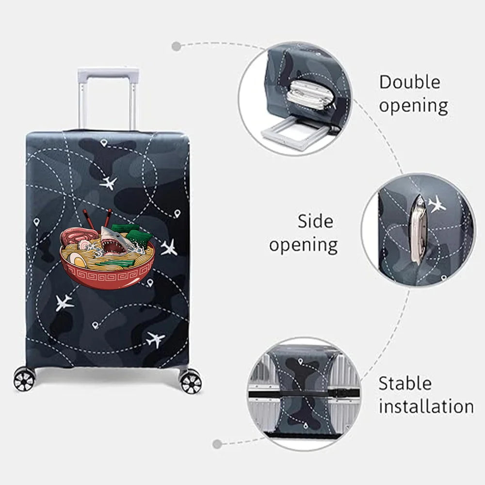 Baggage Covers Travel Luggage Protective Cover Stretch Dust Suitcase Covers Cartoon Print Series for18-32inch Travel Accessories