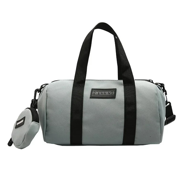 Modern Sporty Style Mega-Storage Shoulder Bags with Coin Holder, Pupil Nylon Handbag Casual Unisex Side Bags