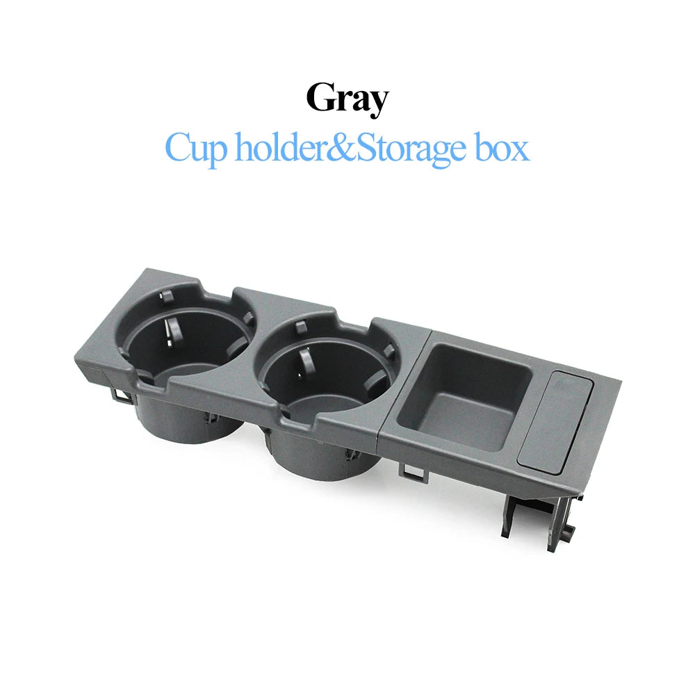 Car Front Center Console Drink Water Cup Holder Storage Tray Box For BMW 3 Series E46 1998-2006 323i 318i 320i 51168217953