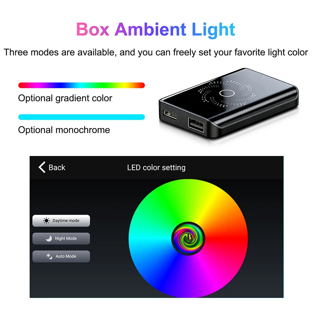 2025 New Wireless Android Auto Adapter Wired to Wireless Carplay Smart Box USB Plug and Play Online Upgrade WiFi Auto Connection