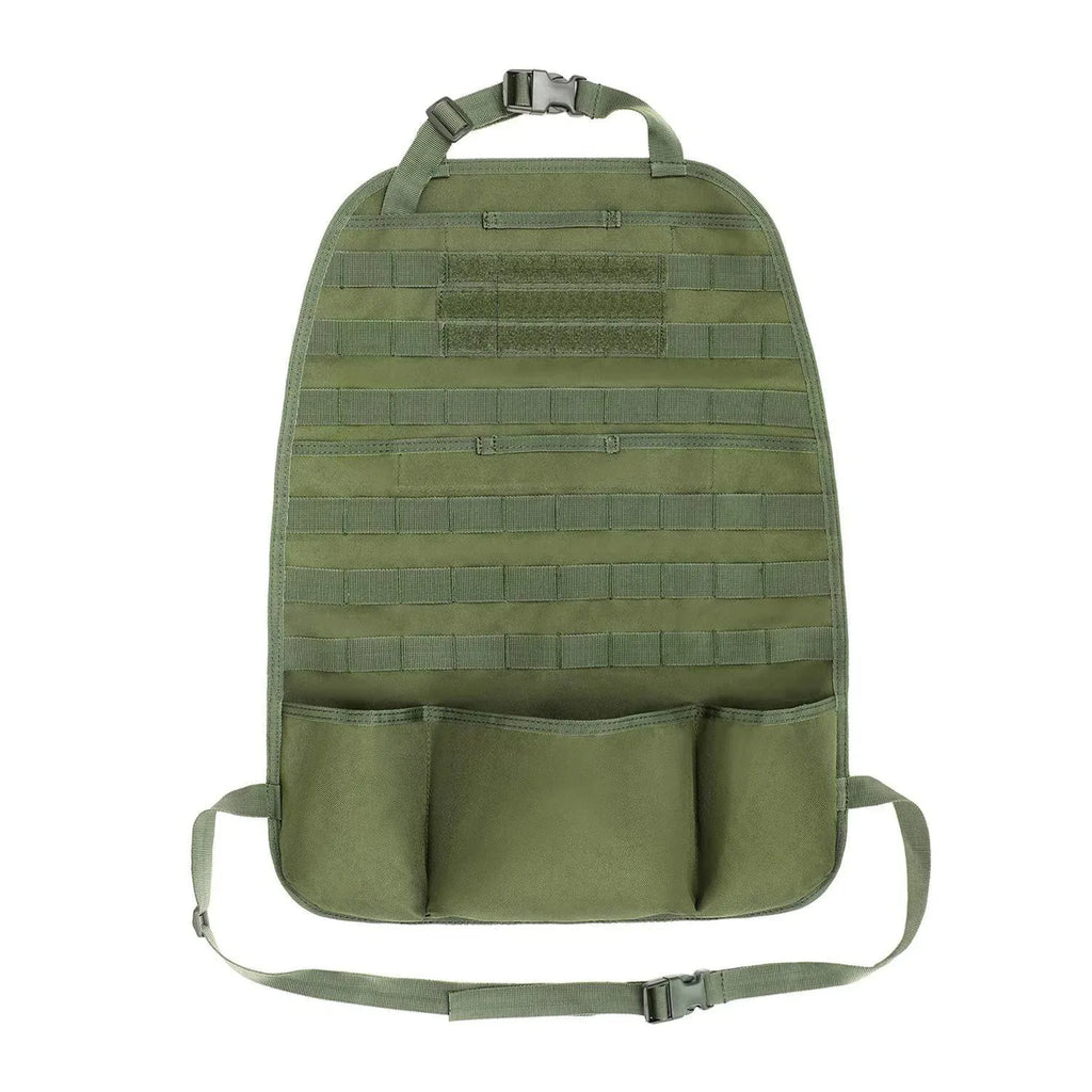 Tactical MOLLE Car Seat Back Organizer Waterproof Vehicle Storage Bag for SUV Truck