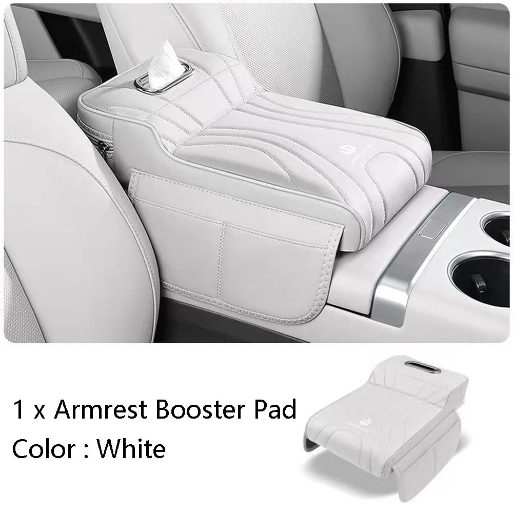 NEW 1PC Car Center Console Armrest Booster Pad Arm Elbow Support For Leapmotor C10 C16 2024 2025 Auto Accessories