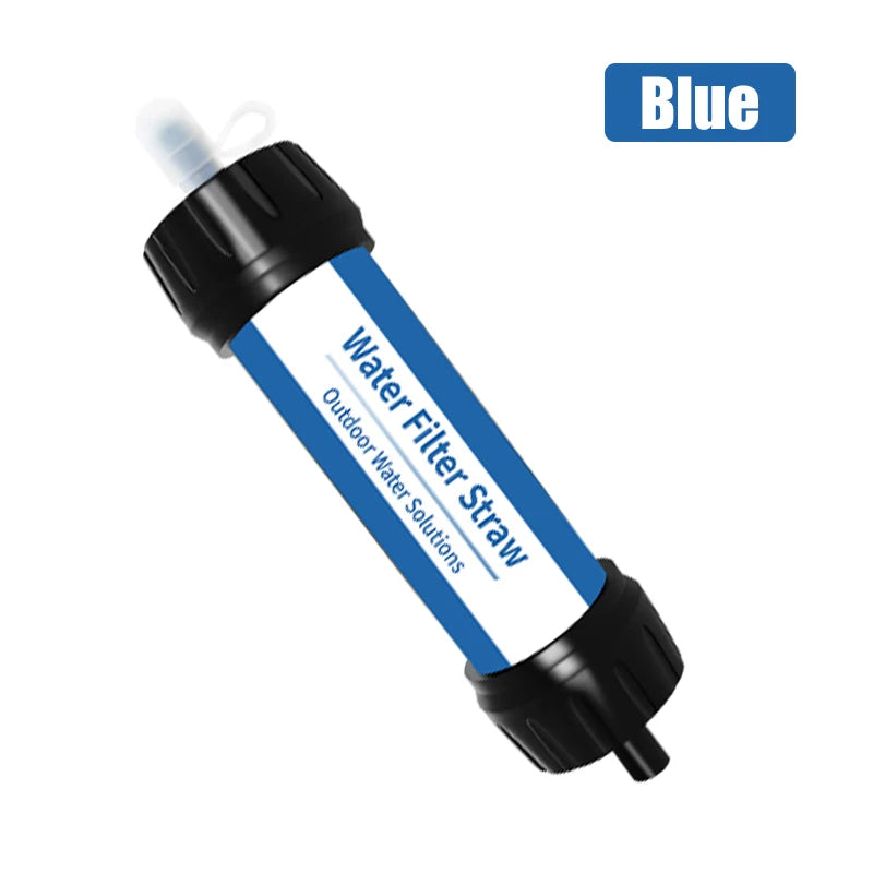 Westtune Outdoor Mini Water Filter Straw Camping Purification Portable Hiking Water Purifier for Survival or Emergency Supplies