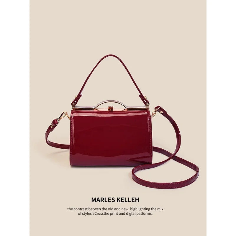 New textured leather evening and stylish crossbody shoulder bag for women