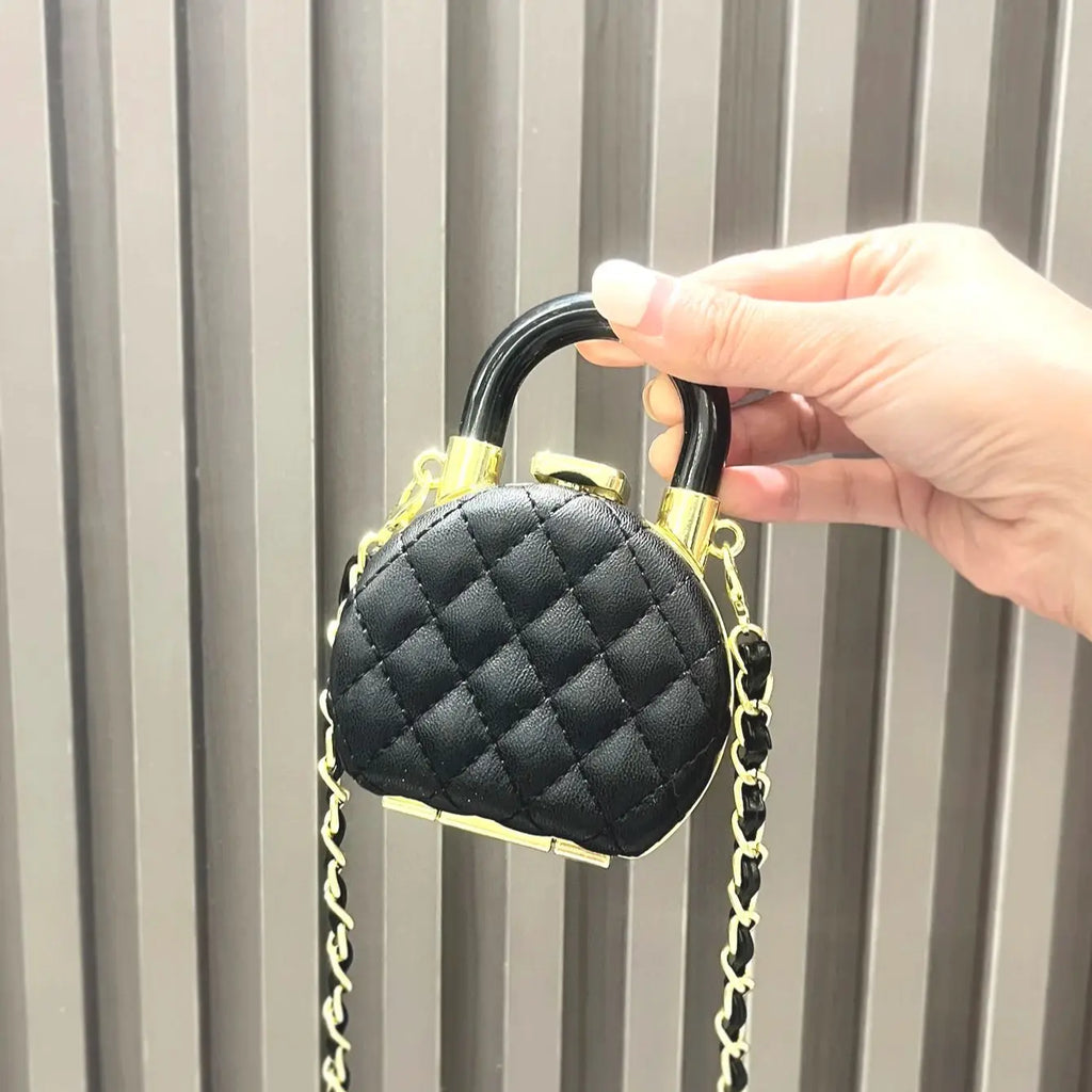mini small luxury Designer shoulder bags Evening bag Purses and handbag funny metal shape Clutch purse Party Wedding  Coin purse