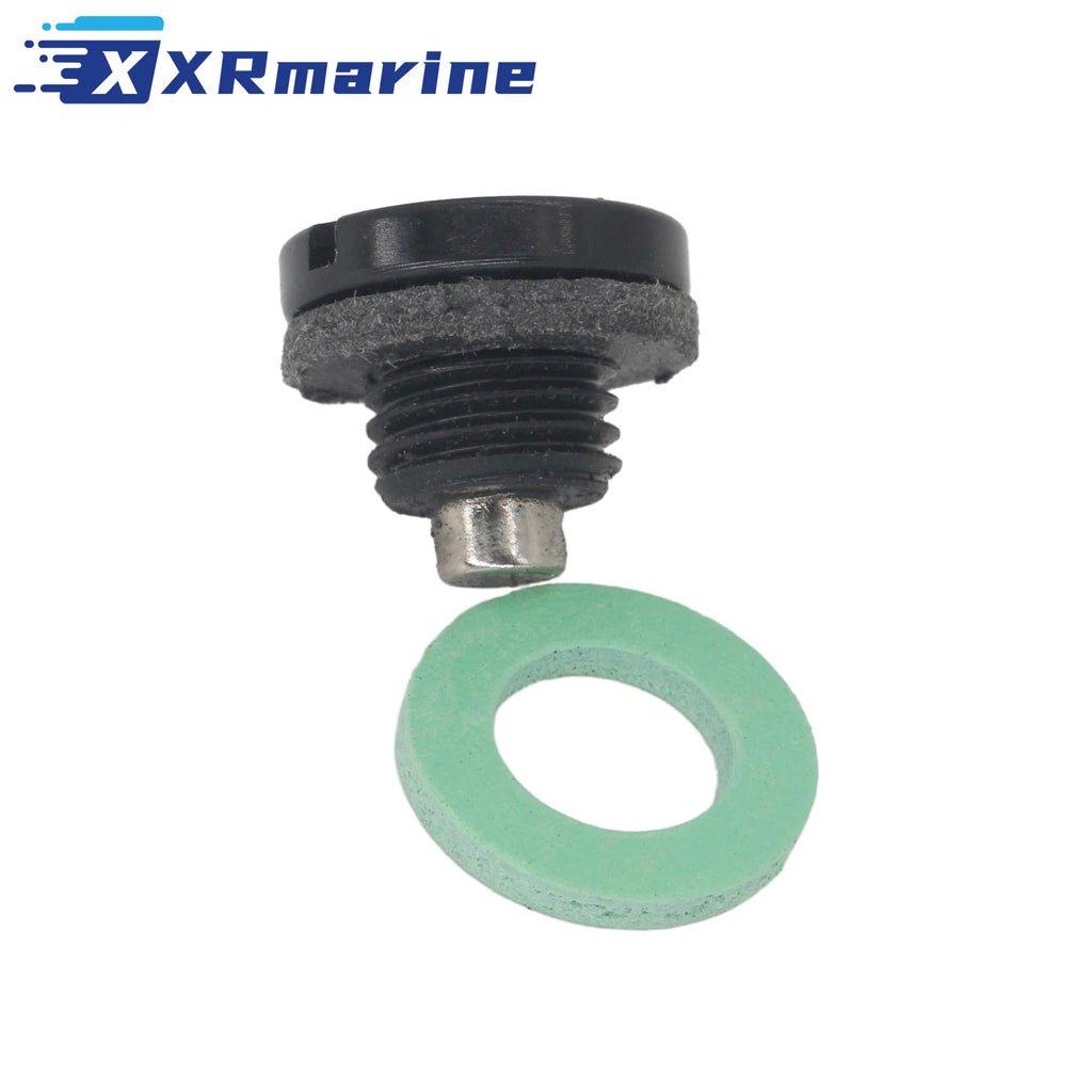 Lower Unit Drain Plug with Gasket 09168-10034 for Suzuki Marine DF 150 175 200 225 250 300 HP Outboard Motor 55128-93L00 18-4703