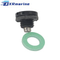 Lower Unit Drain Plug with Gasket 09168-10034 for Suzuki Marine DF 150 175 200 225 250 300 HP Outboard Motor 55128-93L00 18-4703
