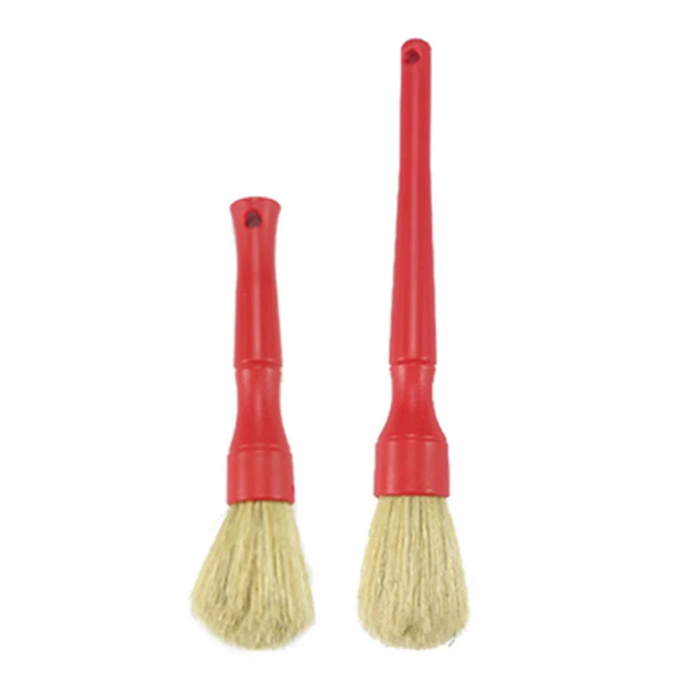 2PCS Car Detailing Kit Air Conditioner Supplies Crevice Brush Car Cleaning Tools Auto Wash Accessories Car Detailing Brush