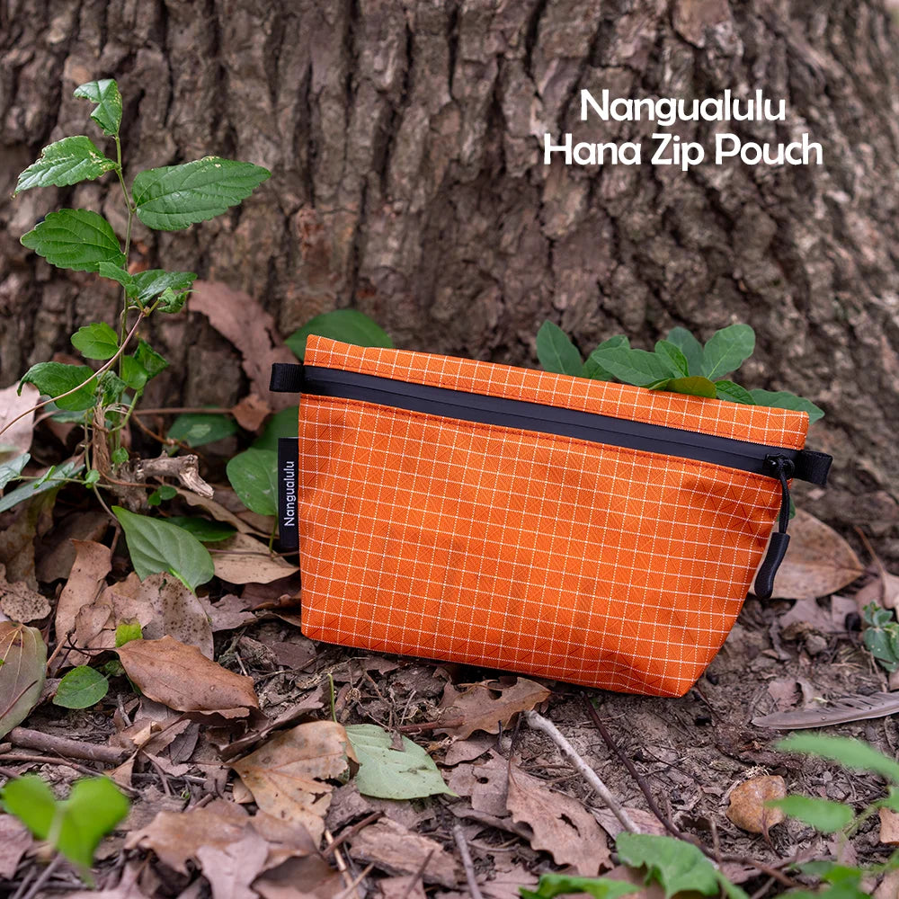 16g Lightweight Waterproof EDC Pouch for Outdoor Hiking Camping with Zipper and Passport Storage