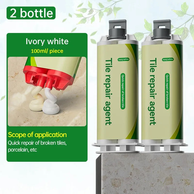 Patch tile cracks ceramic glaze repair agent fast-drying ceramic tile repair agent broken floor tile patch pothole paste