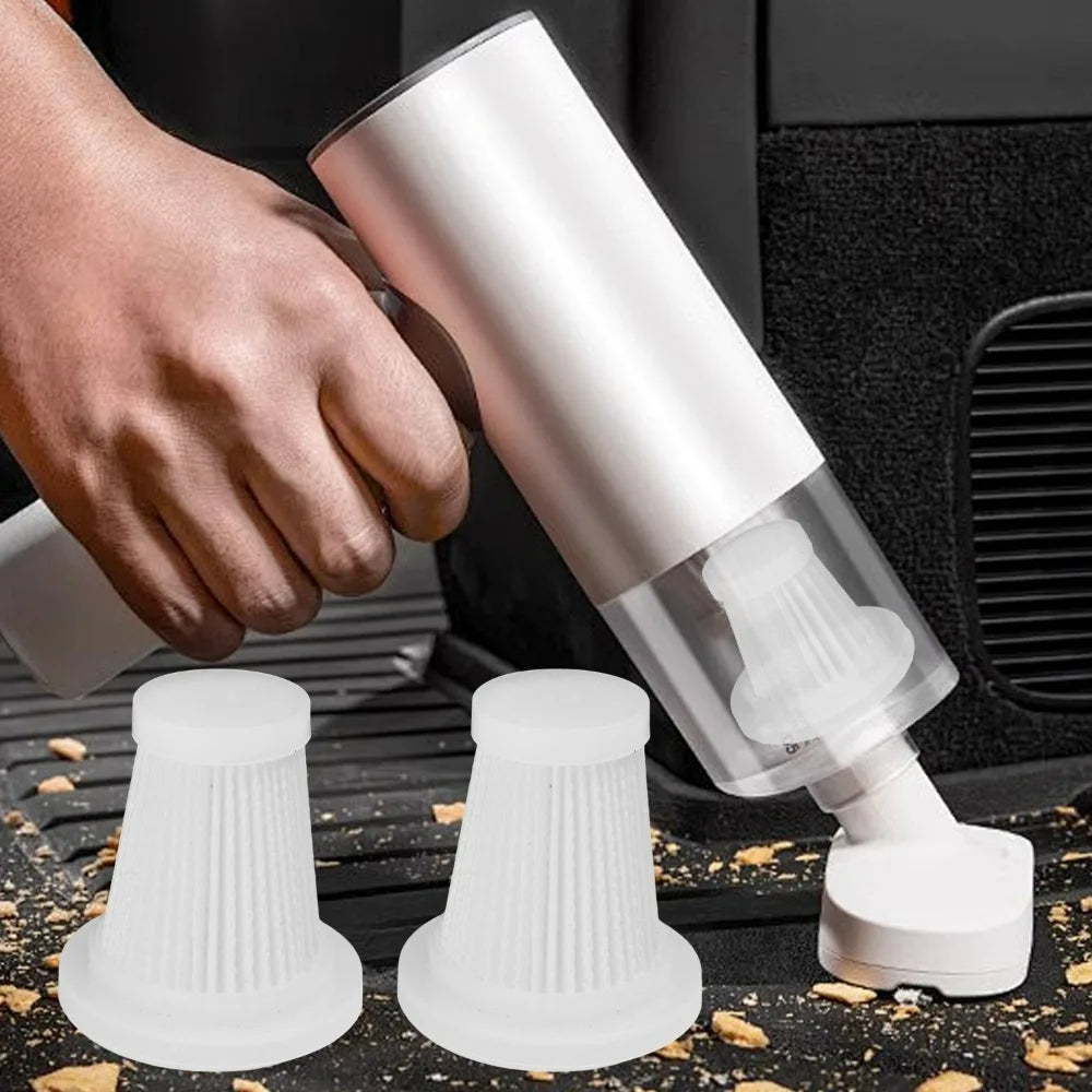 HEPA Filter for Car Vacuum Cleaner Replacement Parts High Efficiency Dust Removal PM2.5 Cartridge Handheld Auto Cleaning Tools