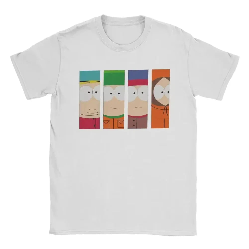 Plus Size New Arrival Mens Clothes Tee Shirt Graphic T-Shirts Men Tshirt for Men Ropa Hombre Crazy South Park Funny Cartoon Cute