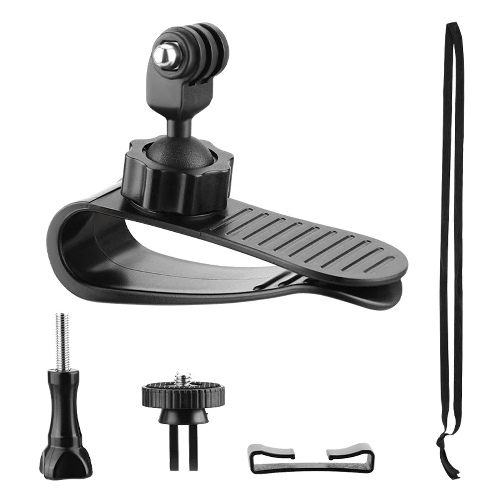 BRDRC Car Sun Visor Mount for DJI Pocket 4 3/Insta360 X5/Ace Pro 2/GoPro Hero/Action 5 Pro Camera Smartphone Accessories