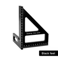 [ZY]Precision Aluminum Alloy Miter Triangle Ruler 45°/90° Woodworking Square Protractor 3D Multifunctional Measuring Toolsolss