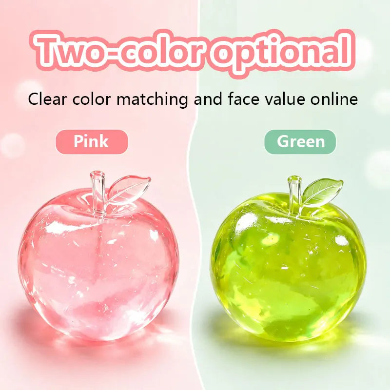 Green Apple Squeeze Toys Plasticity Relieve Stress and Vent Anger Fidget Toys Squishy Elastic Relaxing Gifts for Friends New