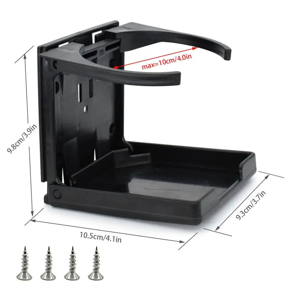 Universal folding cup holder,beverage bottle placement accessory,foldable,lightweight,easy to install,Suitable for car and truck