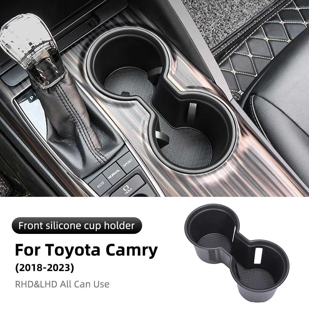 For Toyota Camry 2018 2019 2020 2021 2022 2023 Water Cup Holder Central Control Drinks Holder Water Cup Tray Car Accessories