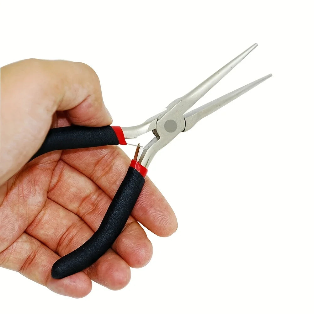 1PC Multi tool Long Nose Plier Needle Nose Plier Forceps Repair Hand Tool