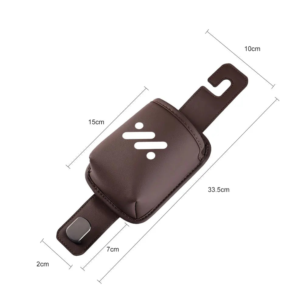 Leather Car Water Cup Holder For IM Motors MG IM6 IM5 LS7 L7 LS6 L6 Backrest Storage Bag ,Trash Can with Hook Bags Umbrella Clip