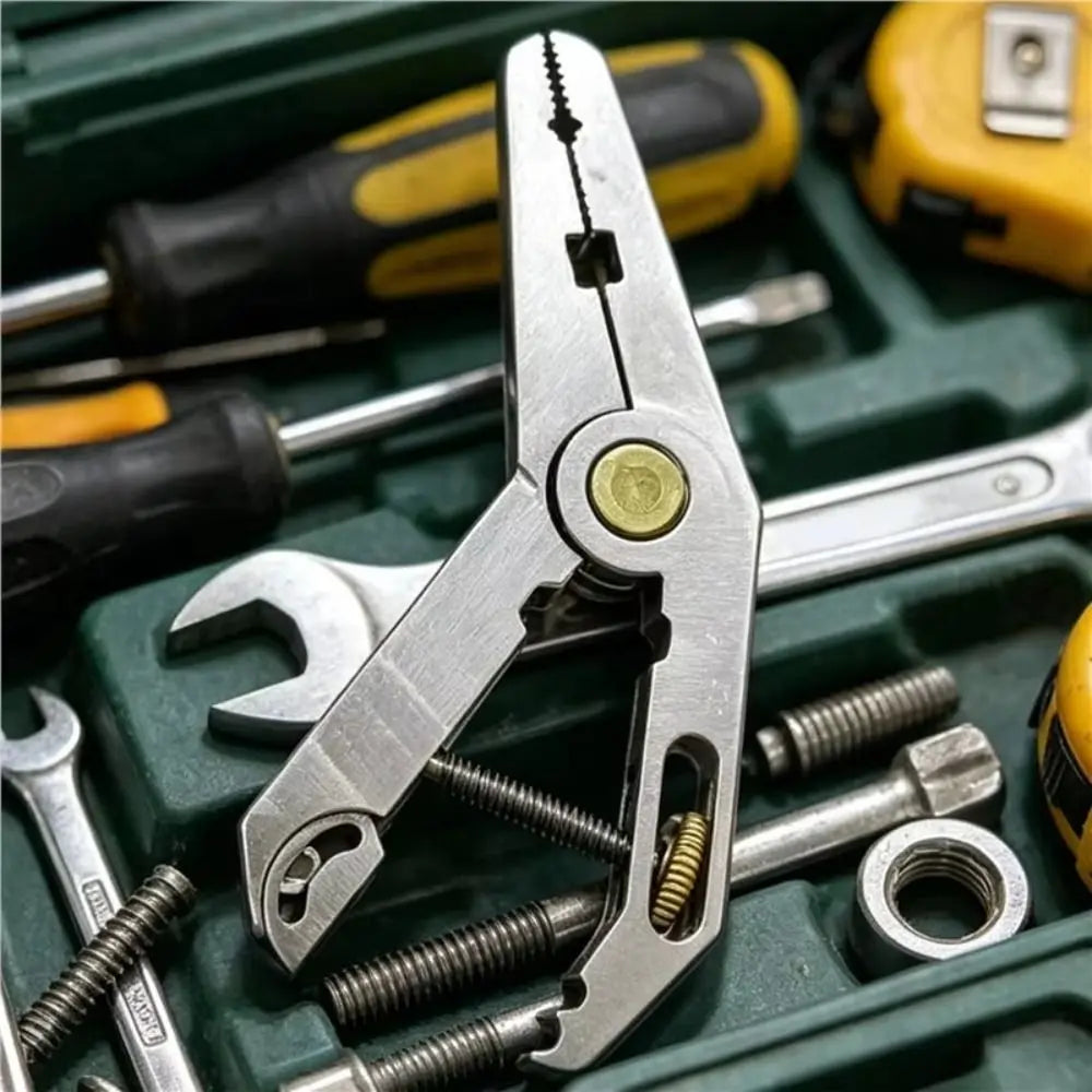 Parallel Wrench 5 in 1 Multi-tool Hex Screwdriver Pliers Electrical Disconnect Pliers Portable Clamp Bottle Opener