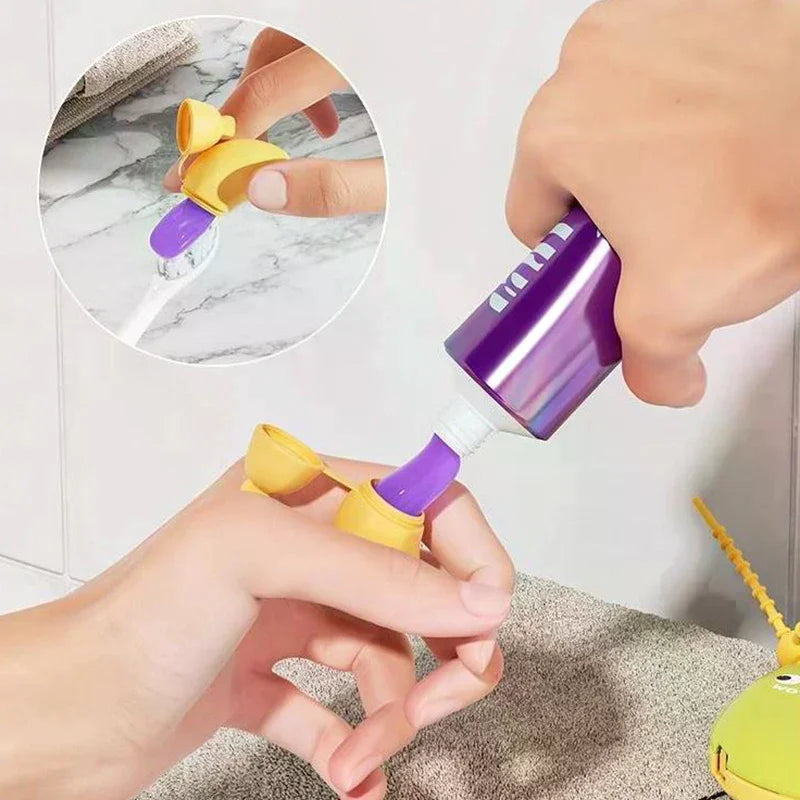 Banana Toothbrush Head Protective Cover With Toothpaste Compartment Toothbrush Dust Clamp Portable Travel Style Storage Box