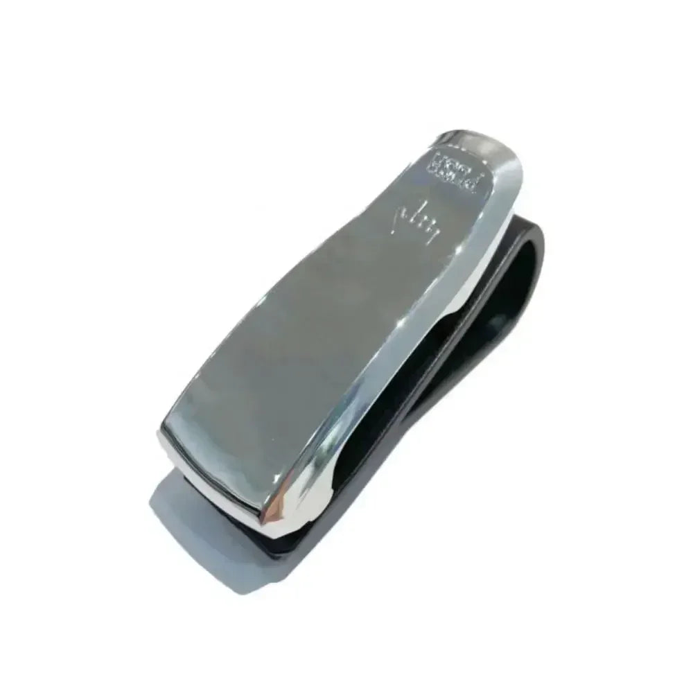 Universal Car Sun Visor Eyeglass Hanger Clip PU Leather Magnetic Glasses Holder Multi-Function Storage Auto Interior Accessories